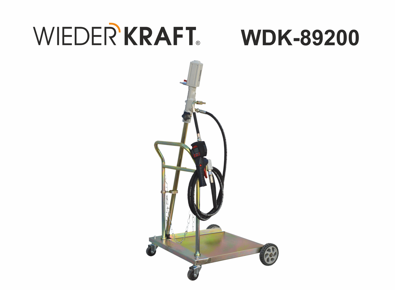 WIEDER KRAFT WDK-89200 Установка для раздачи смазки 200 л (нагнетатель) - фото 1 - id-p52372163