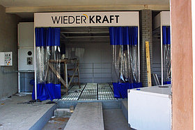 Зона подготовки к покраске WIEDER KRAFT WDK-600M с подогревом