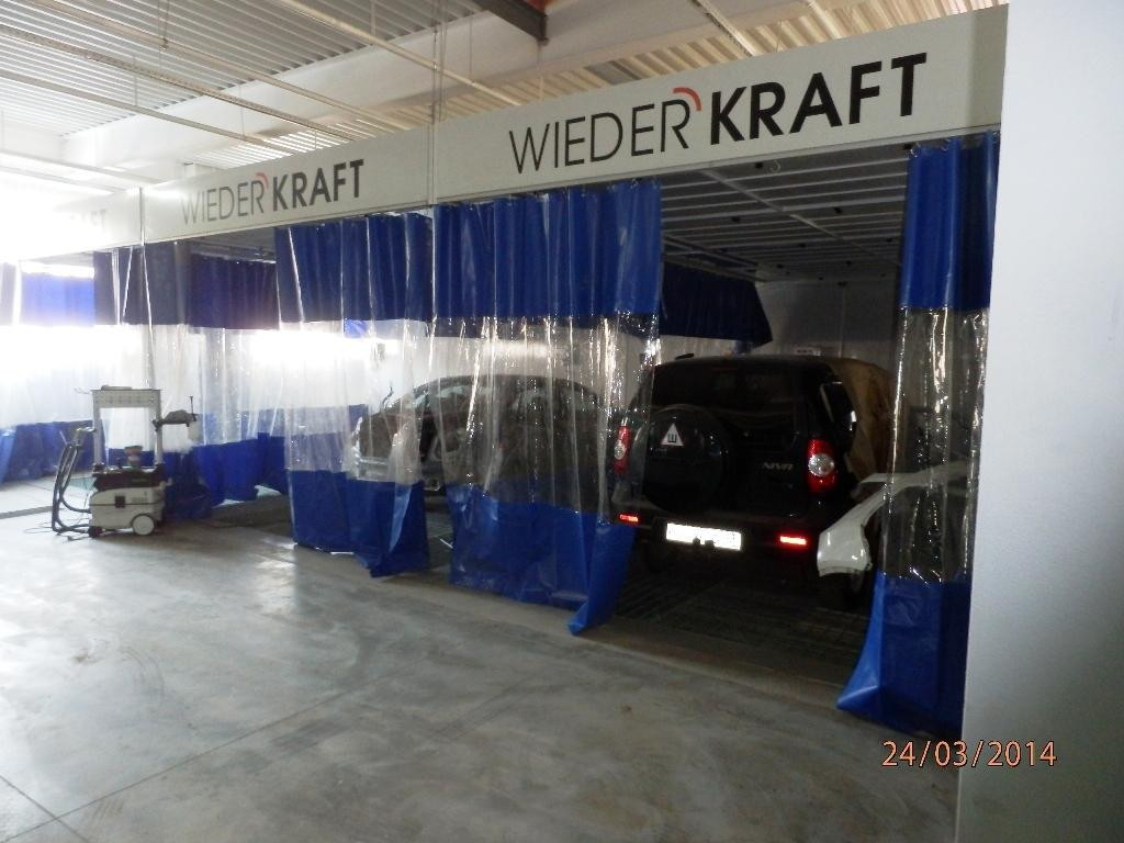 Зона подготовки к покраске WIEDER KRAFT WDK-600M с подогревом - фото 3 - id-p52372580