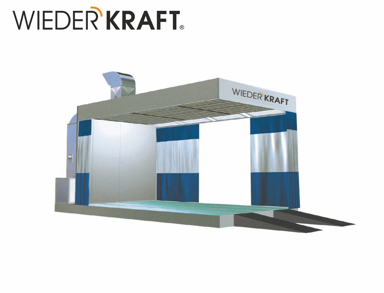 Зона подготовки к покраске WIEDER KRAFT WDK-500M с подогревом - фото 1 - id-p52372581