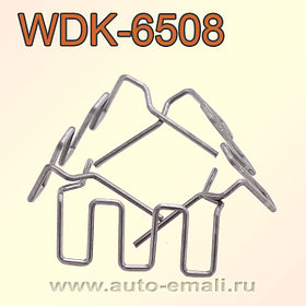 WDK-65061 Wieder Kraft Скобы волнового типа для ремонта пластиковых деталей 0.6мм ( 100шт)