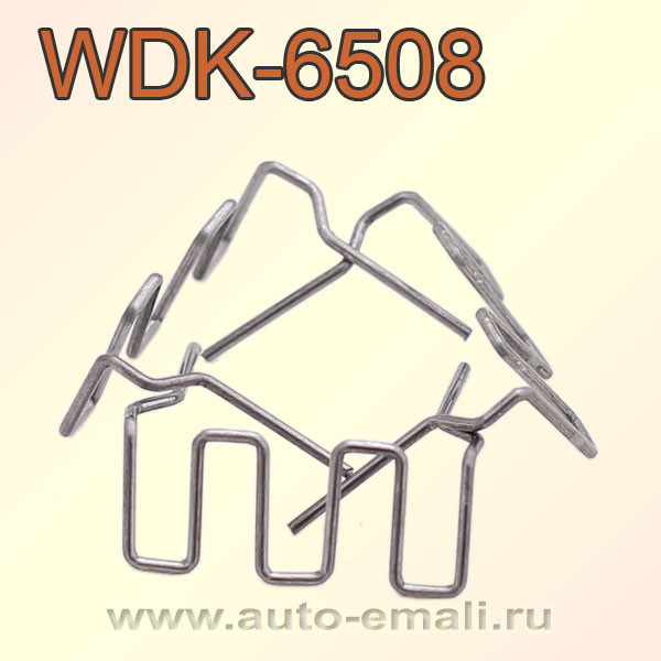 WDK-65061 Wieder Kraft Скобы волнового типа для ремонта пластиковых деталей 0.6мм ( 100шт) - фото 1 - id-p52372724