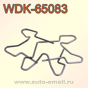WDK-65083 Wieder Kraft Скобы волнового типа для ремонта пластиковых деталей 0.6мм ( 100шт)