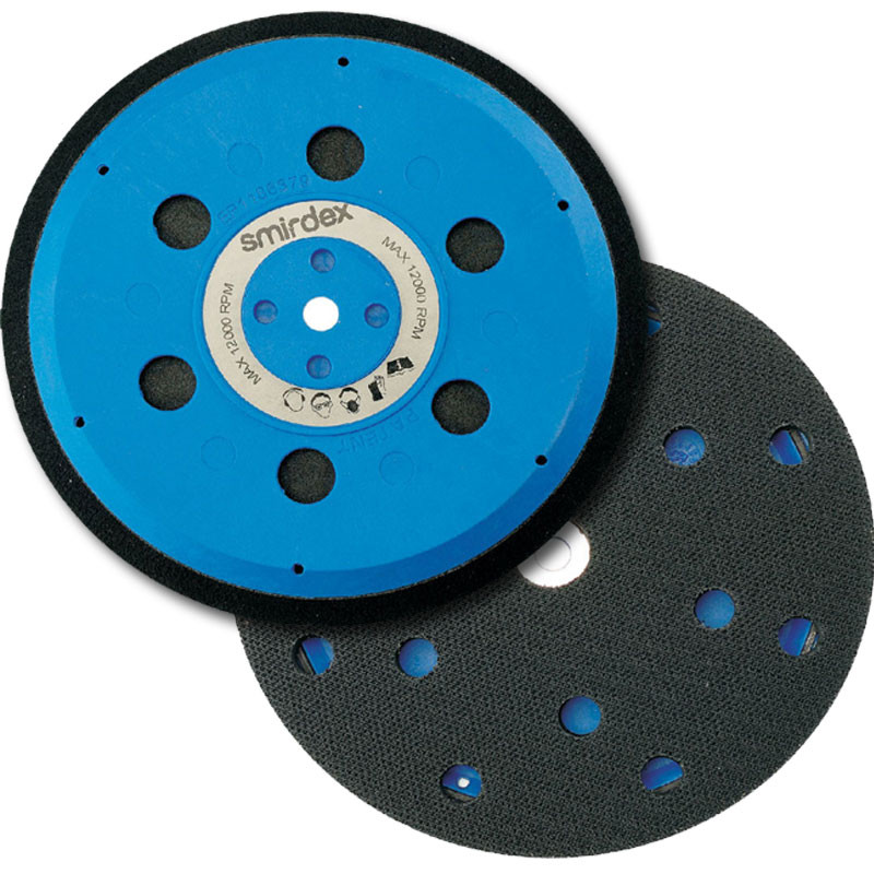 Опорный диск под шлифовальный круг на липучке Smirdex (150 мм)