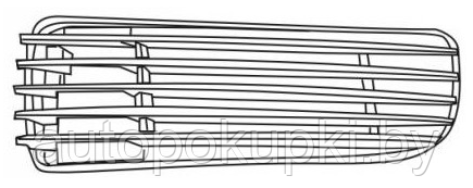 РЕШЕТКА В БАМПЕР (ЛЕВАЯ) Mitsubishi Galant VI / Митсубиши Галант