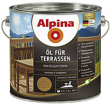Alpina Масло для террас 2,5 л (полутемное)