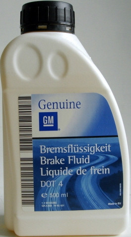 Жидкость тормозная GM OPEL, BRAKE FLUID 0.5л. DOT 4, 1942421 / 1942058 - фото 1 - id-p52397327