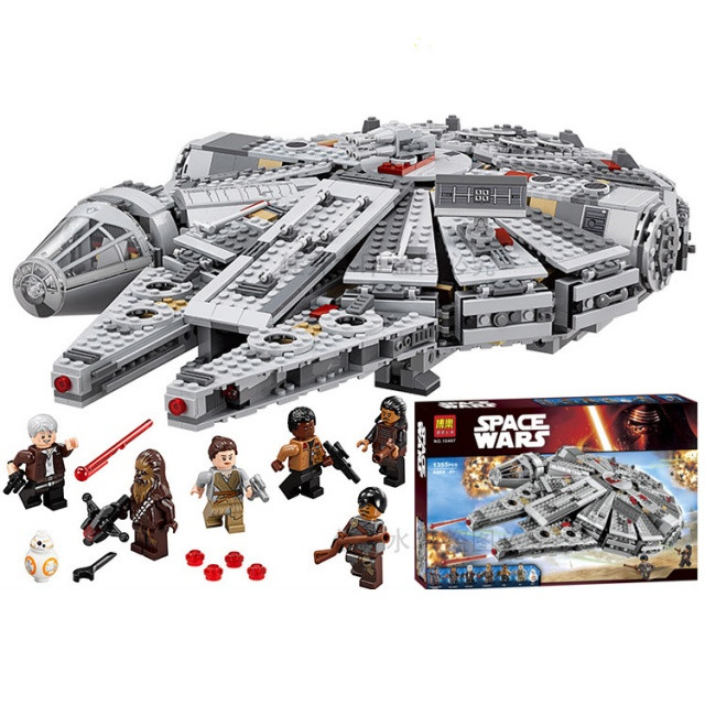 Конструктор Bela 10467 Сокол Тысячелетия (аналог LEGO Star Wars 75105) (Millennium Falcon) 1355 деталей
