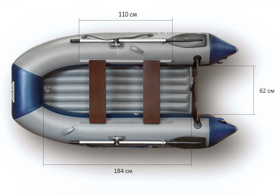 Надувная лодка Флагман 280 - фото 2 - id-p52456858