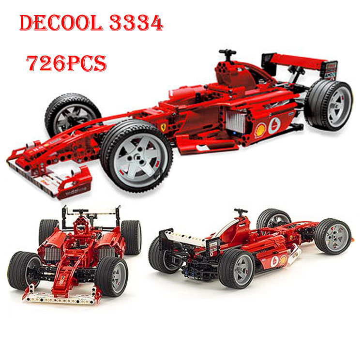 Конструктор DECOOL 3334 "Формула Гоночный автомобиль" 726 деталей - фото 2 - id-p52460771