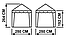 Тент садовый Беседка 2.5х2.5 м без стенокв интернет-магазине в Минске., фото 6