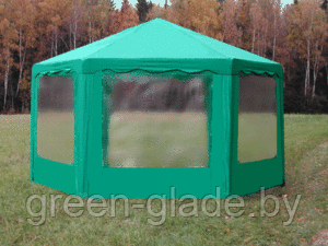Садовый тент-шатер Беседка 6-граней без стенок - фото 8 - id-p1822097