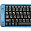 Беспроводной набор клавиатура + оптическая мышь Dialog Katana KMROK-0318U Blue, фото 5