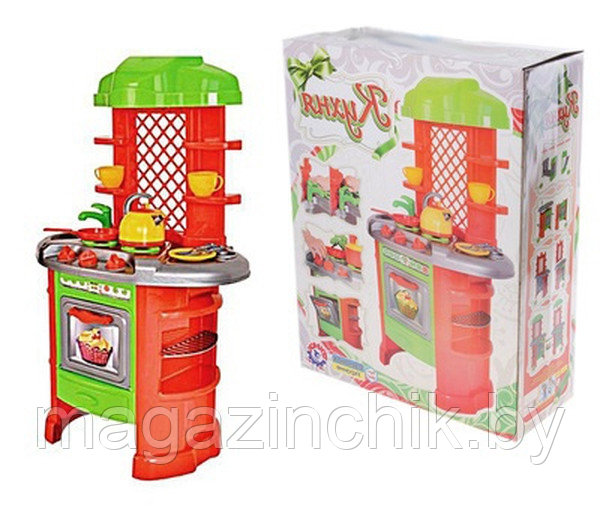 Детская игровая кухня Технок 0847 с посудкой, 25 предметов - фото 1 - id-p52511399