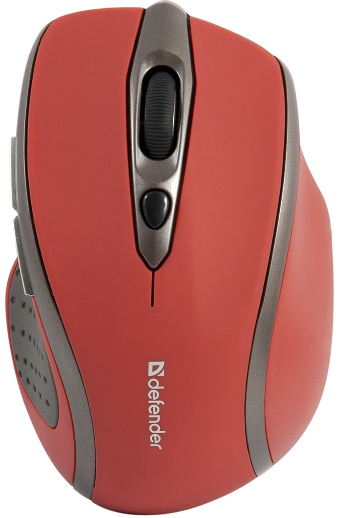 Беспроводная оптическая мышь Defender Safari MM-675 Red, 6 кнопок, 800-1600dpi - фото 1 - id-p52512513