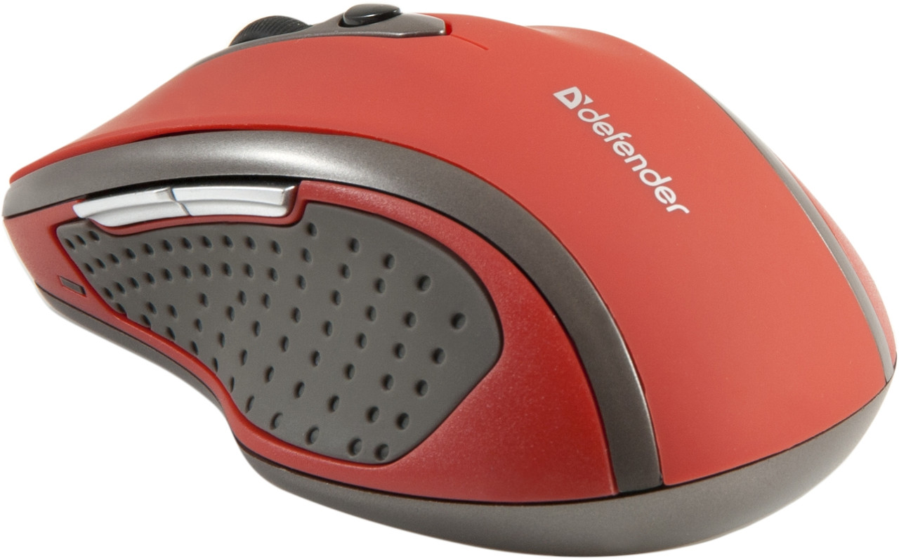 Беспроводная оптическая мышь Defender Safari MM-675 Red, 6 кнопок, 800-1600dpi - фото 3 - id-p52512513