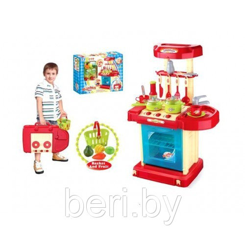 Детская игровая кухня с набором продуктов, электронная кухня, со светом и звуком, Kitchen Set 008-56 - фото 3 - id-p52514655