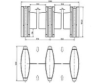 Центральный модуль Gotschlich Selection-DF 6SEL2DC проход 550 мм