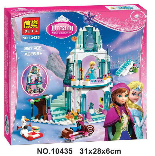 Конструктор Bela аналог Lego Disney Princess "Ледяной замок Эльзы" 297 деталей - фото 1 - id-p52534007