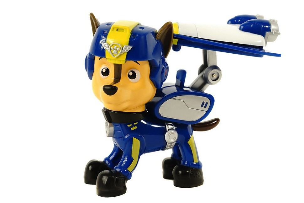 Игрушка Щенячий патруль (Paw Patrol) - Гонщик воздушный спасатель с рюкзаком трансформером - фото 2 - id-p52534371