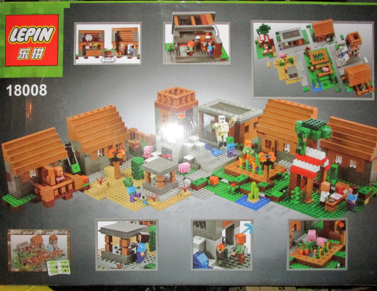 Конструктор Lepin 18008 The Village / Деревня (аналог Lego Майнкрафт, Minecraft 21128) - фото 3 - id-p52454893