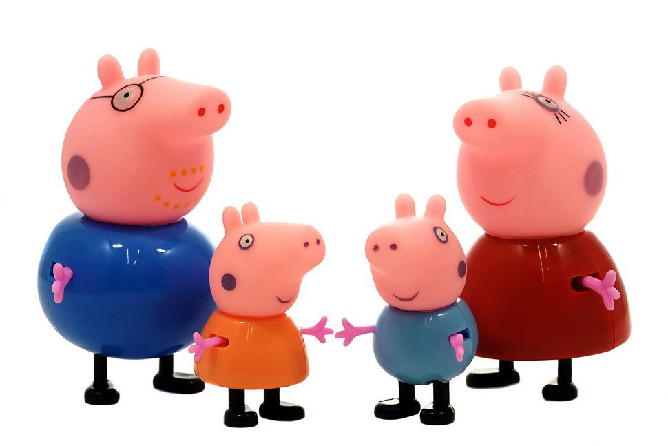 Набор игрушек Свинка Пеппа - Peppa & Family 4 фигур