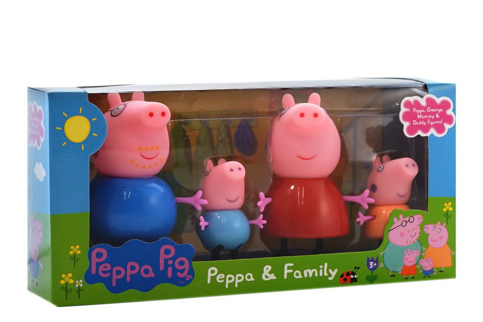 Набор игрушек Свинка Пеппа - Peppa & Family 4 фигур - фото 2 - id-p52534667