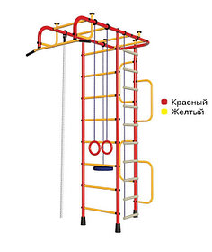 Детский спортивный комплекс Пионер-3М ПВХ красно-желтый