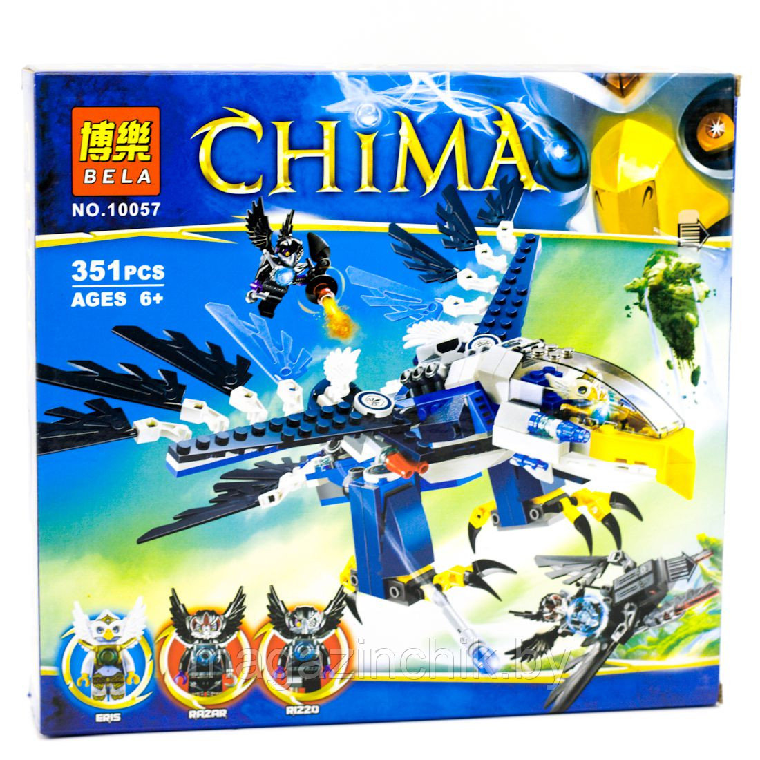 Конструктор Chima 10057 Перехватчик Орлицы Bela (Чима) 351 дет., аналог Лего (Lego) 70003