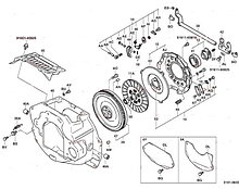 Диск сцепления (крупный шлиц) TOYOTA 1-1,5-1,8-2-3 т. № 312702336071