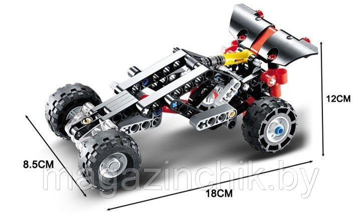 Конструктор Decool 3343 Внедорожник Off - Road 118 дет. аналог Лего Техник (LEGO Technic) - фото 2 - id-p52571105