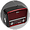 Радиоприёмник Ritmix RPR-050 Red (FM/AM/SW, USB, MicroSD, фонарик, аккумулятор, сеть 220В), фото 2