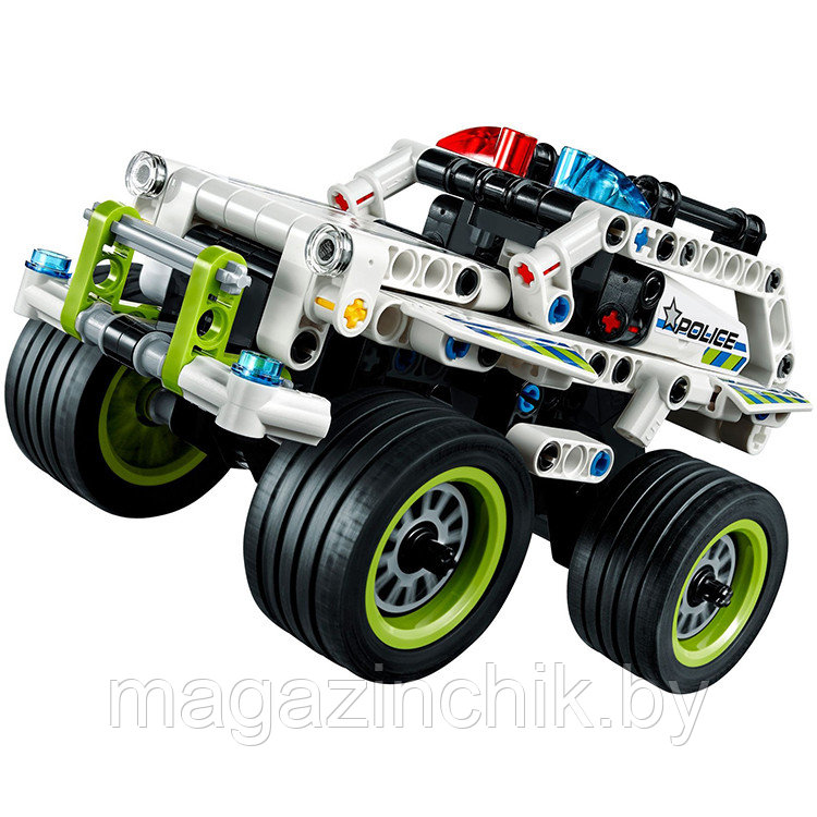 Конструктор Decool 3418 Полицейский патруль 185 дет. аналог Лего Техник (LEGO Technic 42047) - фото 4 - id-p52571274