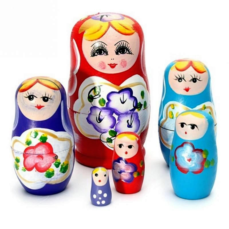 Матрешка 5 в 1 (14.5 см в ассортименте)разные цвета: продажа, цена в ...