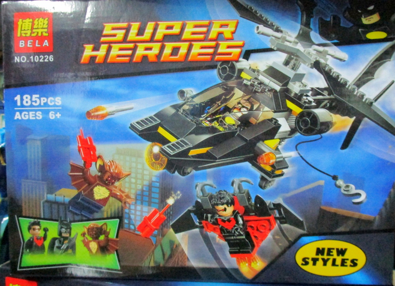 Конструктор аналог LEGO Super Heroes 76001 Bela Атака Мэн-Бэта арт. 10226
