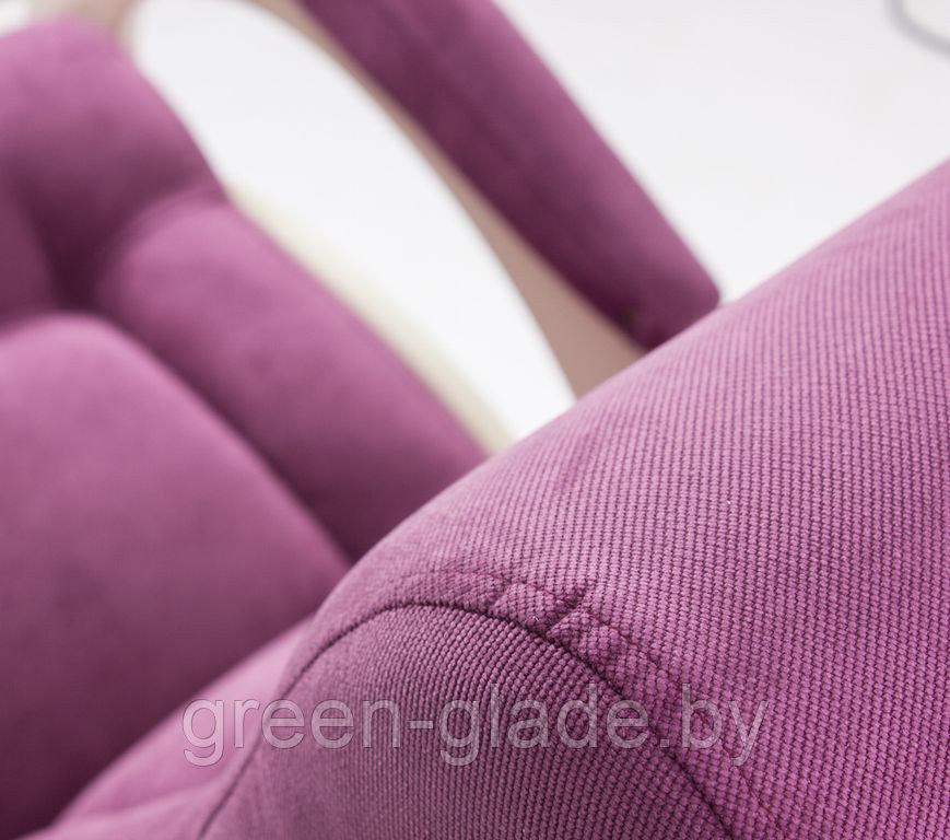 Кресло-качалка модель 4 каркас Венге ткань Verona Antrazite Grey без лозы VERONA CYKLAM - ТКАНЬ ВЕРОНА / ВЕЛЮР - фото 2 - id-p52572307