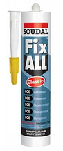 Soudal Fix All Classic Гибридный клей-герметик серый 290 мл (жидкие гвозди)