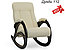 Кресло-качалка модель 4 каркас Венге экокожа Дунди-108 с лозой, фото 7