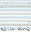 Бумага для скрапбукинга 30,5х30,5 см 190 гр/м, двусторон Морские приключения Затонувший якорь, фото 2