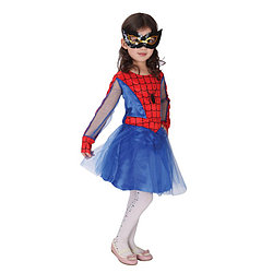 Костюм карнавальный для девочки "Человек-паук" (Beautiful Spider Girl)