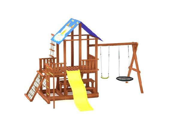 Детский спортивный комплекс для дачи Росинка-4 - фото 1 - id-p45796357