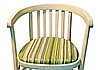 Кресло деревянное венское с мягким сидением Алекс Люкс (КМФ 250-01), краситель 327, фото 2