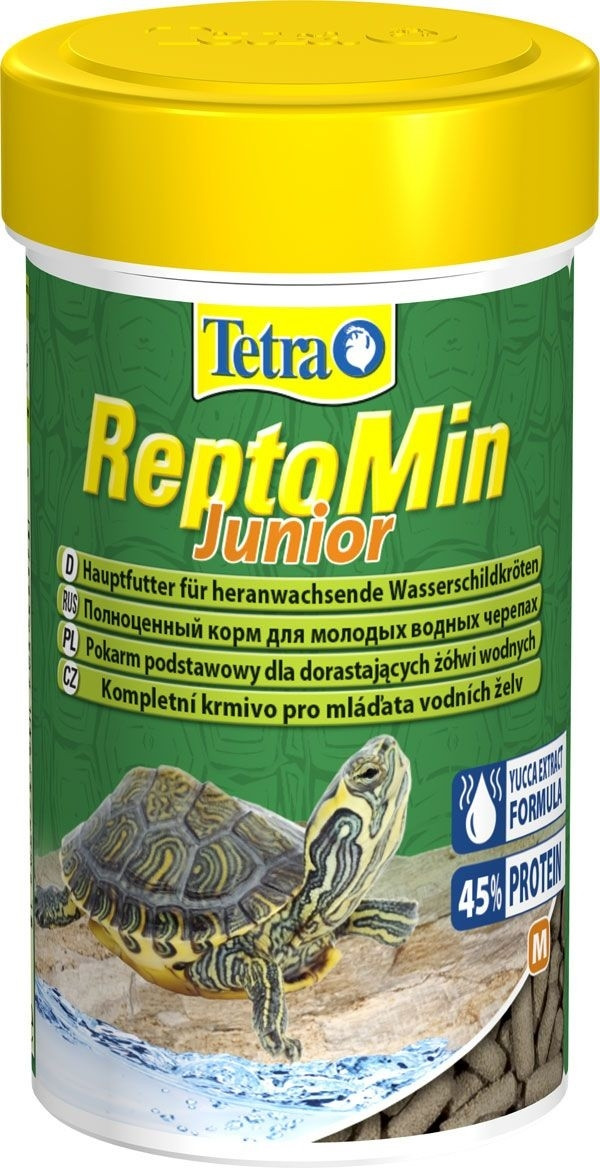 Tetra ReptoMin Junior 100 мл корм д/водных молодых черепах