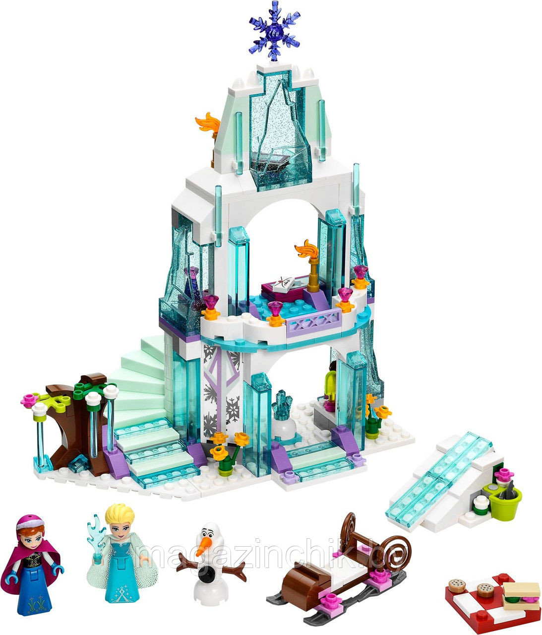 Конструктор Disney Princess Frozen Ледяной замок Эльзы 10435, 297 дет, аналог LEGO Disney Princess 41062 - фото 4 - id-p52697925