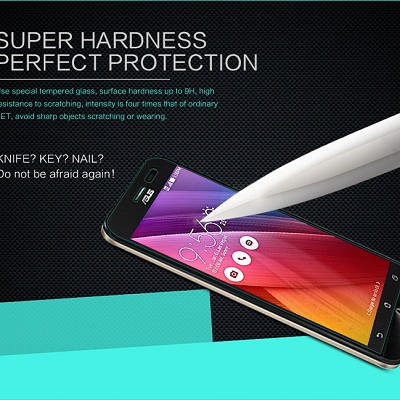 Противоударное защитное стекло Ainy Tempered Glass Protector 0.3mm для Asus Zenfone 2 Laser ZE500KL - фото 3 - id-p52726235