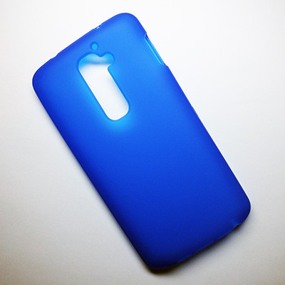 Силиконовый чехол Becolor Blue Mat для LG Optimus G2 D802 - фото 1 - id-p52726324