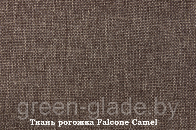 Кресло-качалка глайдер модель 68 каркас Орех ткань Мальта-03 FALCONE CAMEL - ТКАНЬ / РОГОЖКА