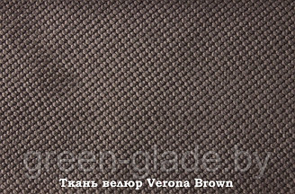 Кресло-качалка глайдер модель 68 каркас Орех ткань Мальта-03 VERONA BROWN - ТКАНЬ / ВЕЛЮР