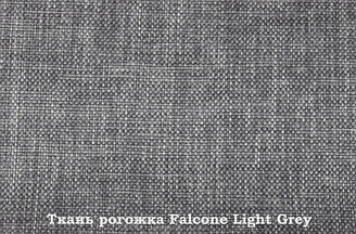 Кресло-качалка Green Glade модель 2 каркас Венге, ткань Мальта-01  FALCONE LIGHT GREY - ТКАНЬ / РОГОЖКА