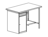 Верстак слесарный однотумбовый ВМС-4, фото 2